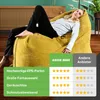 Green Bean® XXL Riesensitzsack "Square" aus Cordstoff 370 Produktbild-Vorschau 6
