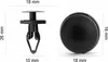 10x clip coprivetro Opel Insignia Meriva B Anteprima dell’immagine prodotto 6