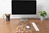 MuchoWow® Mauspad Mousepad Muster - Blumen - Lila - Orange Produktbild-Vorschau 5