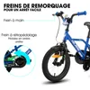 HILAND 12 Zoll Kinderfahrrad mit Stützrädern Handbremse Produktbild-Vorschau 3