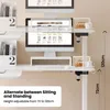 WOLTU Schreibtisch Elektrisch höhenverstellbar 140x120cm, Produktbild-Vorschau 2