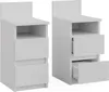 Comodino Vicco Monty Bianco Set di 2, Model 53164 Anteprima dell’immagine prodotto 1