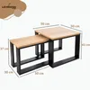 Dimensions of two nesting coffee tables. Anteprima dell’immagine prodotto