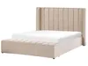 BELIANI Polsterbett Beige 160 x 200 cm aus Samtstoff mit Produktbild-Vorschau 5