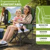 TRESKO® Campingstuhl Faltbar bis 200kg | Faltstuhl mit Produktbild-Vorschau 7