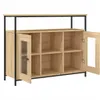 vidaXL Příborník Sonoma Dub 100x35x80 cm výrobek ze dřeva Náhled obrázku produktu 5