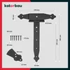 KOTARBAU® Sada 2 křížových závěsů Závěs žaluzie 250 mm Náhled obrázku produktu 3