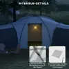 Outsunny Tunnelzelt, Campingzelt für 6-9 Personen, Produktbild-Vorschau 4