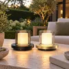Luxus Europe - Tischlampe Solar Coco - 2er-Set Taupe - Produktbild-Vorschau 4