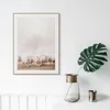 Wandbild - Braun - Weiß - 30 x 40 cm - Schafe im Nebel Produktbild-Vorschau 2