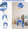 set de paniers de basket pour enfants 4 en 1, réglable en Voir les images du produit 3