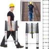 Jayseuw Profi Teleskopleiter 5M Aluminium 150kg Tragkraft Produktbild-Vorschau 9