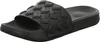 Sneakers Damen-Badepantolette Herz-Muster Schwarz, Produktbild-Vorschau 1