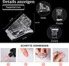 100 Stück Dual Nail Forms Set, Nagelverlängerung Doppelte Produktbild-Vorschau 3
