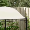 vidaXL Pavillon Stoff Cremeweiß Produktbild-Vorschau 7