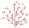 Dekozweige künstlich mit Beeren und Schnee 55 cm Produktbild-Vorschau 2