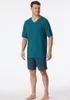 Schiesser heren pyjama, korte mouwen, V-hals - Pyjama set Productafbeelding-voorbeeld 25
