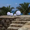 Lampes boules set de 4 15/20/25/30cm blanc E27 incl. câble Voir les images du produit 5