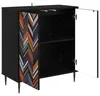 Mueble aparador vidaXL OMMEN, color , aspecto roble, 69 x Vista previa de la imagen del producto 3