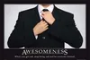Awesomeness Suit - Motivational Kunstdruck - Poster Druck - Produktbild-Vorschau 1