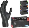 ARNOMED Nitril Handschuhe Schwarz, Einmalhandschuhe Größe S Produktbild-Vorschau 2