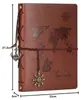 Fotoalbum Scrapbook Weltkarte Leder Fotobuch 60 Seiten Produktbild-Vorschau 8