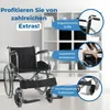 Invalidný vozík skladací Skladací invalidný vozík s Náhľad obrázku produktu 4