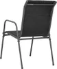 vidaXL Gartenstühle 6 Stk. Stahl und Textilene Schwarz Produktbild-Vorschau 6
