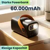 Starke Powerbank 60000mAh, 100W, USB-C PD Externer Akku: Produktbild-Vorschau 2