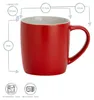 Argon Ta Kaffeetassen in matten Farben – 350 ml – Rot – Produktbild-Vorschau 3