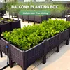 Vaso rialzato da balcone, fioriera da giardino per erbe Anteprima dell’immagine prodotto 10