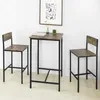 SoBuy 3 pezzi tavolo da bar con sedie set da bar tavolo da Anteprima dell’immagine prodotto 2