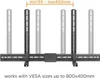 Supporto universale per soundbar TV - montaggio sotto o Anteprima dell’immagine prodotto 7