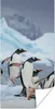 MuchoWow® Poster Pinguine springen aus dem Wasser 60x120 cm Produktbild-Vorschau 1