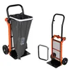 Two hand trucks, one with a trash bag attached, are shown against a white background. Produktbild-Vorschau