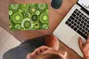 MuchoWow® Mauspad Mousepad Blumen - Grün - Muster 27x18 cm Produktbild-Vorschau 4
