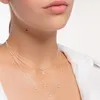 Thomas Sabo KE2078-051-14 Halskette Damen Doppel Weiße Produktbild-Vorschau 2