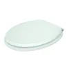 A white toilet seat is shown from a slightly elevated side angle against a white background. Produktbild-Vorschau