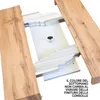Rozkładany stół konsolowy 90x42/302 cm Isotta Quercia Podgląd zdjęcia produktu 6