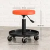 HOMCOM Werkstatthocker mit Rollen Ablagefläche Produktbild-Vorschau 3