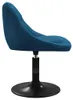 vidaXL Esszimmerstuhl Blau Samt Produktbild-Vorschau 3