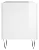 vidaXL Plattenschrank Hochglanz-Weiß 74,5x38x48 cm Produktbild-Vorschau 5