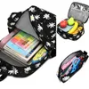 （Noir）Sac à dos scolaire 3 pièces Set étanche Sac d'école Voir les images du produit 3