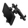 A black tablet holder with adjustable arms is shown against a white background. Produktbild-Vorschau