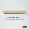 A long, cream-colored cushion is shown horizontally against a white background. Text and a logo are displayed below the cushion. Anteprima dell’immagine prodotto