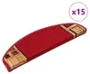 vidaXL Tappetini autoadesivi per scale 15 pz. Rosso 65x21x4 Anteprima dell’immagine prodotto 8