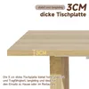 Mesa rectangular extensible para comedor, con tablero Vista previa de la imagen del producto 6
