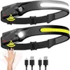 4PCS. Lampe frontale LED, Projecteur à capteur USB Voir les images du produit 2