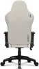 The back view of a beige and black gaming chair. Náhľad obrázku produktu