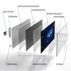 DEQORI Glasuhr 60x30 cm Zahlen 'BWM Frontal Nahaufnahme' Produktbild-Vorschau 7